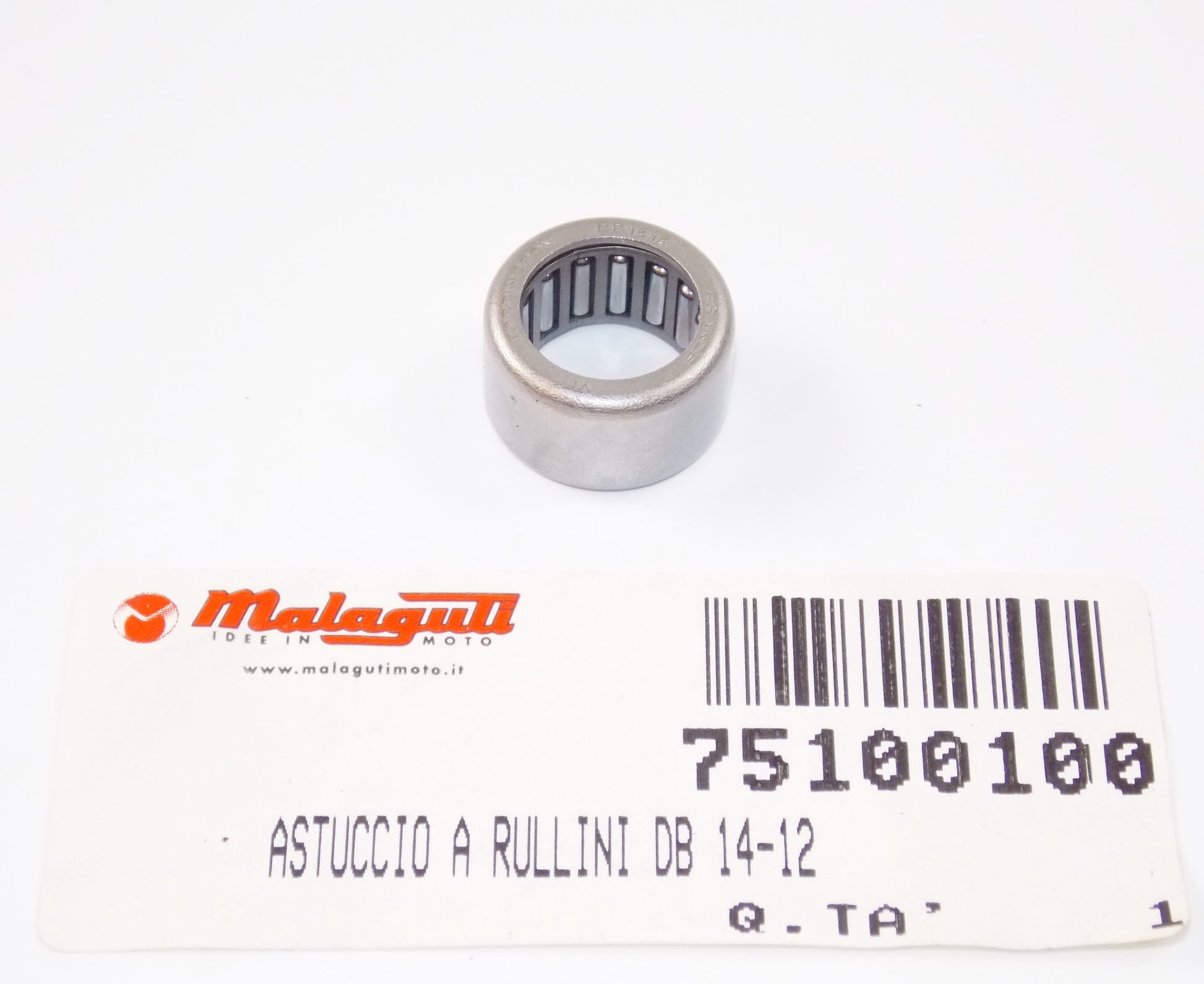 NOS OEM MALAGUTI XSM 50 MOTARD Kat Euro 2 NEEDLE BEARING  DB 14-12 # 751.001.00 - MotoRaider