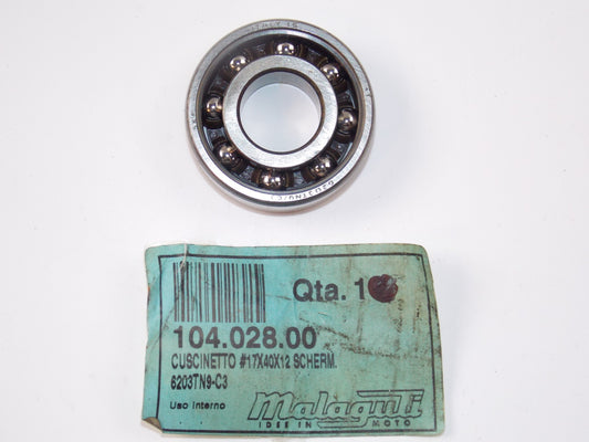 NOS OEM MALAGUTI 08-09 GRIZZLY 12" CE DRIVE SHAFT BEARING 17x40x12 # 104.028.00 - MotoRaider