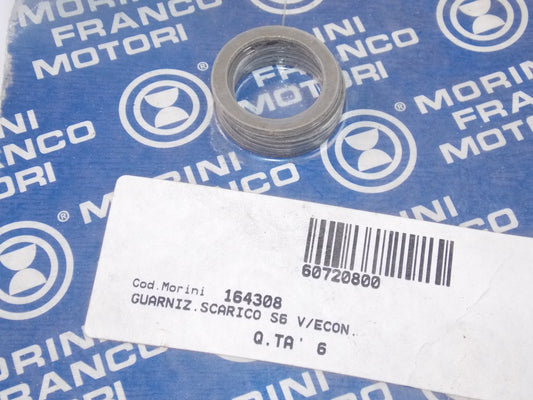 NOS OEM MALAGUTI GRIZZLY 10" 12" '01 | 10"CE 12" 08-09 EXHAUST GASKET 607.208.00 - MotoRaider