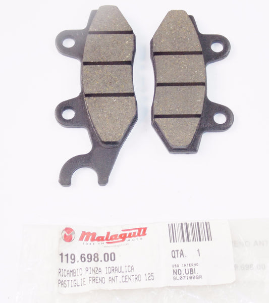 NOS OEM MALAGUTI CENTRO 125 FRONT BRAKE PADS 119.698.00 - MotoRaider