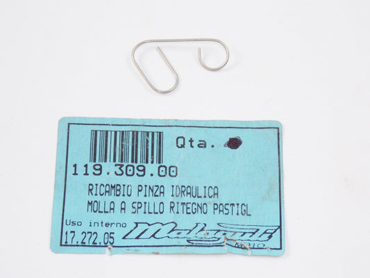 NOS OEM MALAGUTI FIFTY CX 92 | FIFTY EVOLUTION RETAINING PADS SPRING 119.309.00 - MotoRaider