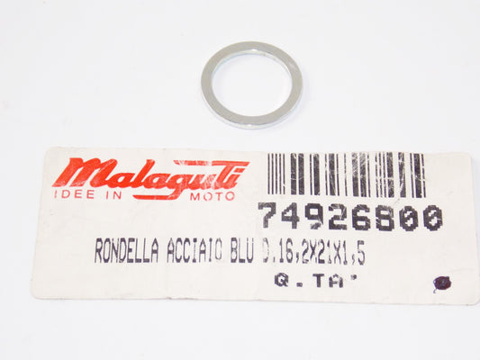OEM MALAGUTI F12 MADI R125 D=16,2x21x1,5 SPEED DRIVER ROLLER WASHER 749.268.00 - MotoRaider