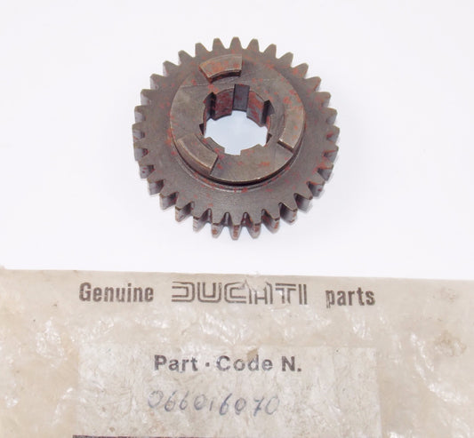 OEM DUCATI 360 INDI/86 500SL 600SL 650SL PANTAH GEAR DRIVE 3RD T. 32 066016070 - MotoRaider