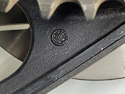 1990's YAMAHA 2.75-18 REAR WHEEL BLACK SPROCKET BRAKE DISC ROTOR TIRE VINTAGE - MotoRaider