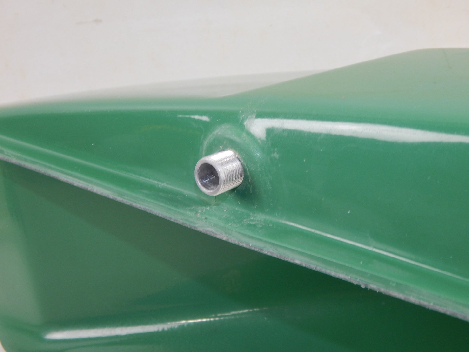 1971-1973 KTM PENTON GS 125 FIBERGLASS GREEN GAS TANK PETROL RESERVOIR + CAP - MotoRaider