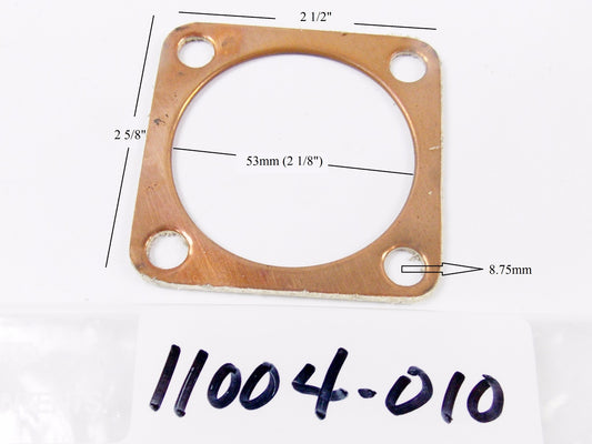 NOS OEM KAWASAKI CYLINDER HEAD GASKET 2 1/2" x 2 5/8" x 53 mm 11004-010 - MotoRaider