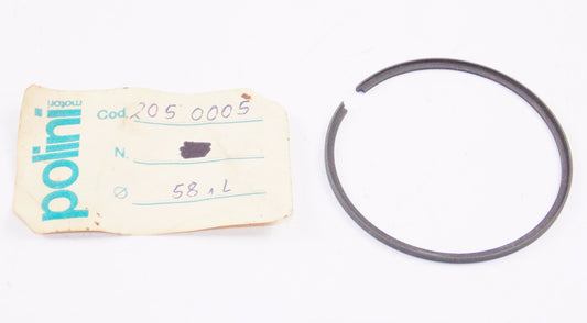 NOS OEM POLINI PISTON RING D.58mm DUCATI CAGIVA MORINI HUSQVARNA 205.0005 - MotoRaider