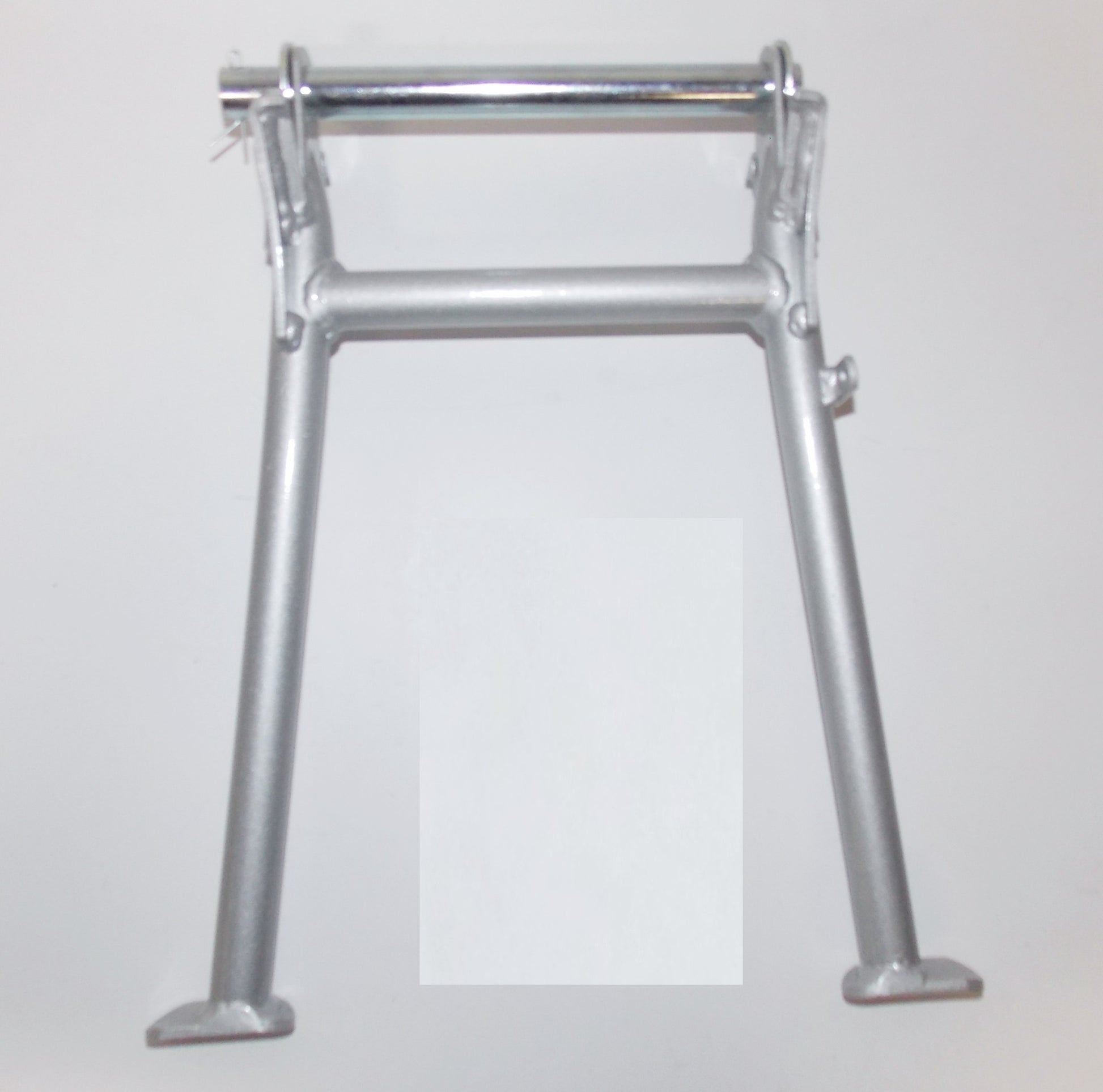 1972 1973 1974 ZUNDAPP GS125 FRAME CHASSIS SILVER CENTER KICK STAND MC GS 125 - MotoRaider