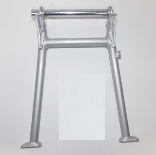 1972 1973 1974 ZUNDAPP GS125 FRAME CHASSIS SILVER CENTER KICK STAND MC GS 125 - MotoRaider